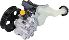 Bomba de dirección asistida con depósito compatible con Dodge Charger, Challenger, Grand Cherokee 300 (2012-2020). Nueva bomba de asistencia de dirección con polea. Números de pieza: 5181854AA y 5181778AB.