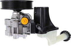 Bomba de dirección asistida con depósito compatible con Dodge Charger, Challenger, Grand Cherokee 300 (2012-2020). Nueva bomba de asistencia de dirección con polea. Números de pieza: 5181854AA y 5181778AB.