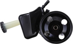 Bomba de dirección asistida con depósito compatible con Dodge Charger, Challenger, Grand Cherokee 300 (2012-2020). Nueva bomba de asistencia de dirección con polea. Números de pieza: 5181854AA y 5181778AB.