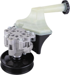 Bomba de dirección asistida con depósito compatible con Dodge Charger, Challenger, Grand Cherokee 300 (2012-2020). Nueva bomba de asistencia de dirección con polea. Números de pieza: 5181854AA y 5181778AB.
