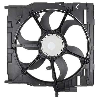 Radiator Cooling Fan Assembly 17427634466 for 2013-2019 BMW X5 F15 X6 F16 35i 30d
