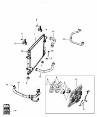 Radiator Outlet Hose 55038161AD for Chrysler Engine 3.6L V6 Vehicle 300