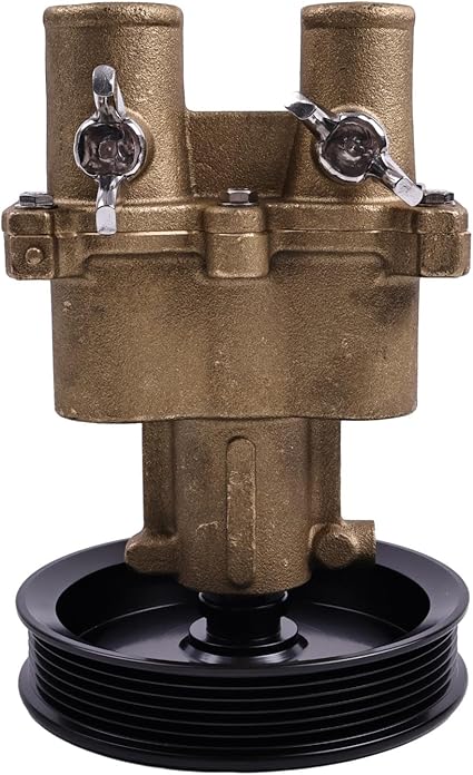 Raw Sea Water Pump with Pulley 46-8M0118067 46-862914T10 468M0122655 for Mercury Mercruiser Engine 4.3L 5.0L 5.7L 6.2L 350 357 383 MAG MPI