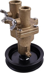 Raw Sea Water Pump with Pulley 46-8M0118067 46-862914T10 468M0122655 for Mercury Mercruiser Engine 4.3L 5.0L 5.7L 6.2L 350 357 383 MAG MPI