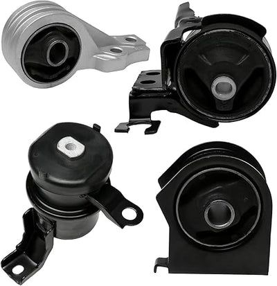 Replacement Engine Motor and Transmission Mount Set of 4 - Compatible with Ford Escape, Mazda Tribute 2.3L, 2.5L, 3.0L, Mariner - Replaces A5412, A5441, A5446, A5481 - Front, Right, Left, Rear Mount