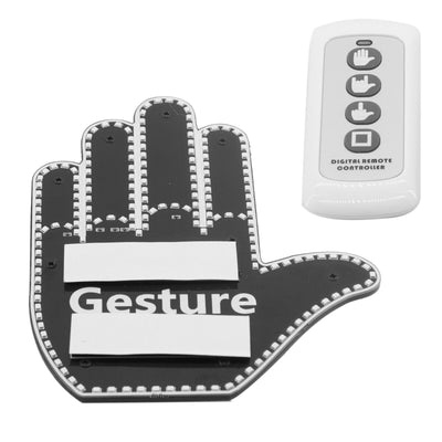 Funny Car Finger Light with Remote, Road Rage Signs Middle Finger Gesture Light - Buymachineryparts