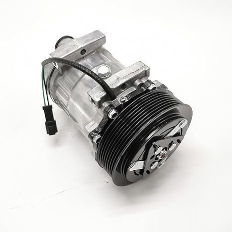 SD7H15 A/C Compressor 338-9098 for Caterpillar CAT Engine C4.4 Backhoe ...