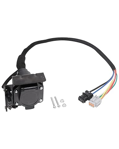 4 Way Flat and RV 7 Way Trailer Wiring Harness for Nissan Frontier 2005-2025/Nissan Xterra 2005-2015/Suzuki Equator 2009-2012, Factory Tow Package Required