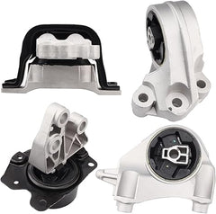Conjunto de 4 suportes de motor e transmissão compatíveis com Captiva, Equinox e Terrain 2.4L (2010-2017), substitui as peças originais 5659, 5562, 5633, 3307, 22774206, 20840181, 20840183 e 20839834.