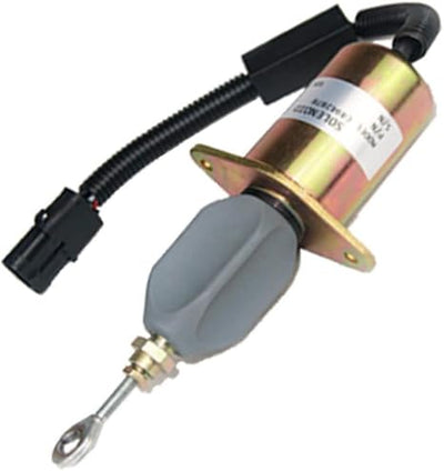 Shutoff Cutoff Solenoid 24V 4942878 3415706 Compatible with Cummins Engine 4B 6B 6C 6CT 6CTA 6CTAA