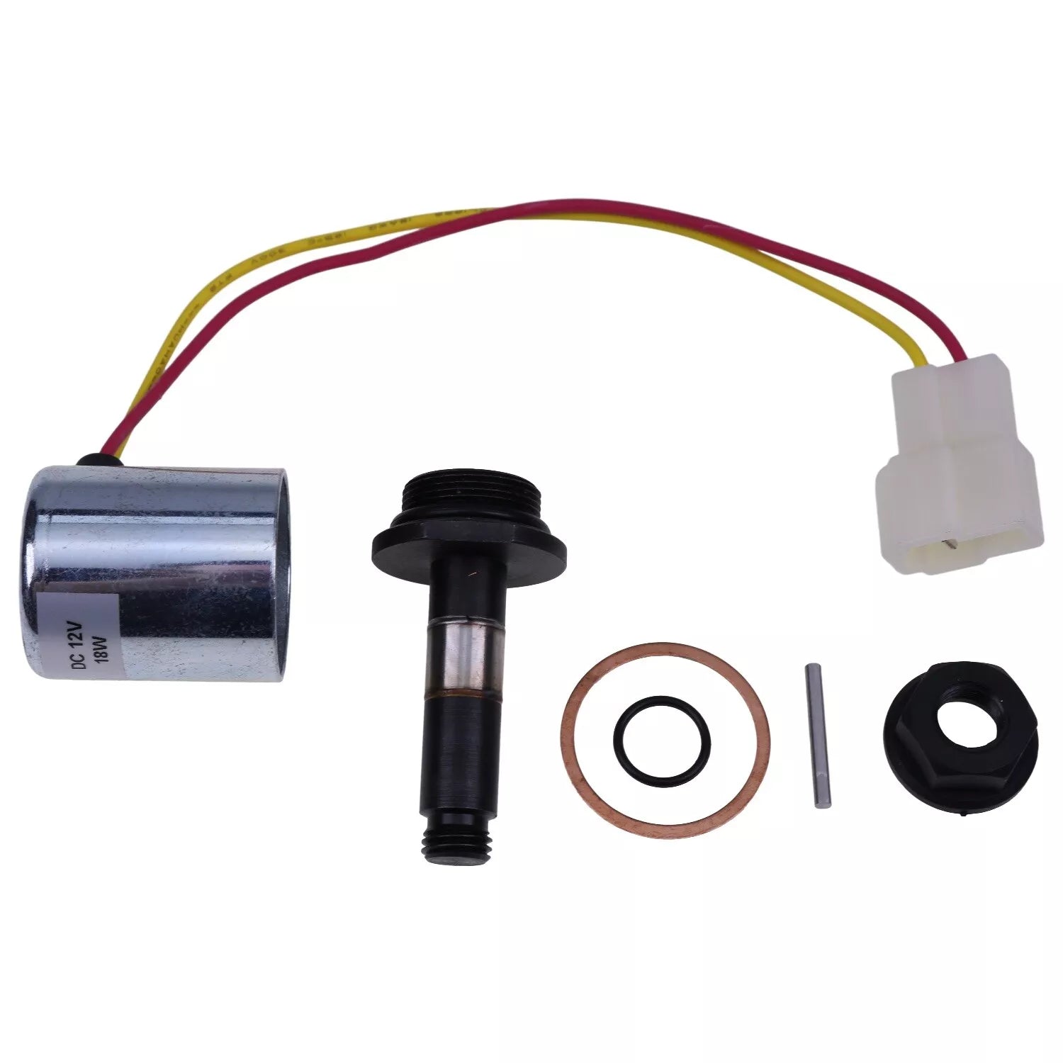Solenoid AM878297 for John Deere 415 425 445 455 485 495 575 585 700 740 940 997 1420 1435 1445 1550 1570 1580 1585