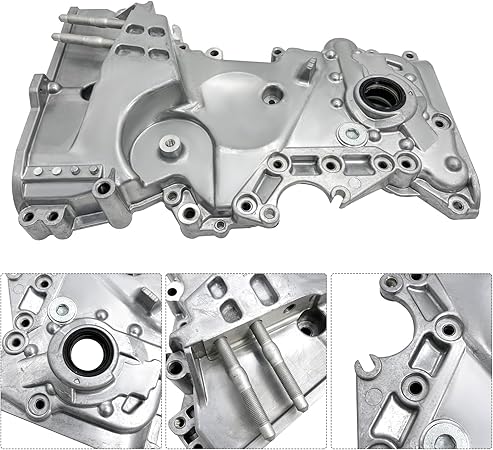 Timing Chain Oil Pump Cover 21350-2E350 21350-2E311 for Hyundai Tucson Kia Soul Forte