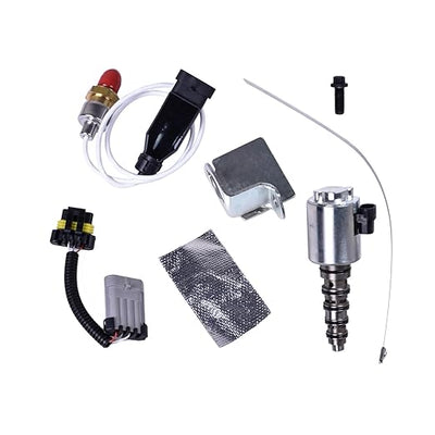 Turbo VGT Tune-Up Kit-Vane Position Sensor 12635324 & Solenoid 3C3Z6F089AA F13 for GMC Duramax LGH Ford F-350 E-450