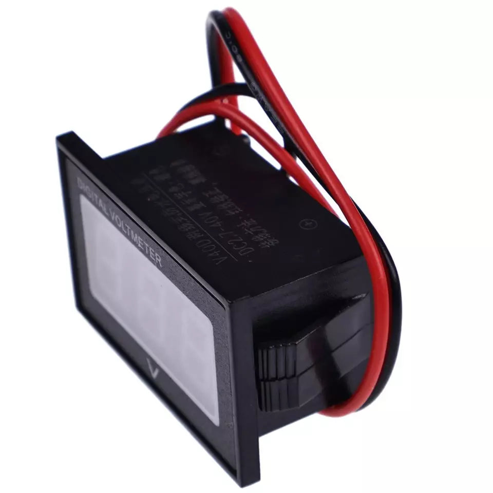 V40D 12V 2.5-30V LED Voltage Meter DC Auto Gauge Digital Voltmeter