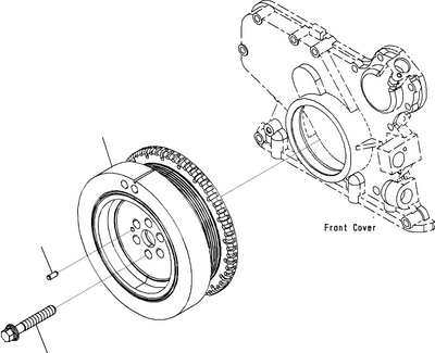 Vibration Damper 6745-31-8110 for komatsu Engine SAA6D114E-3E Bulldozer D65EX-16 D65PX-16 D65WX-17