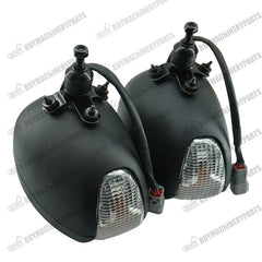 A Pair 12V Headlight 195-0192 195-0191 for Caterpillar CAT Engine 3054C 3044C C4.4 3054 Loader 906H 907H 908H