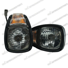 A Pair 12V Headlight 195-0192 195-0191 for Caterpillar CAT Engine 3054C 3044C C4.4 3054 Loader 906H 907H 908H