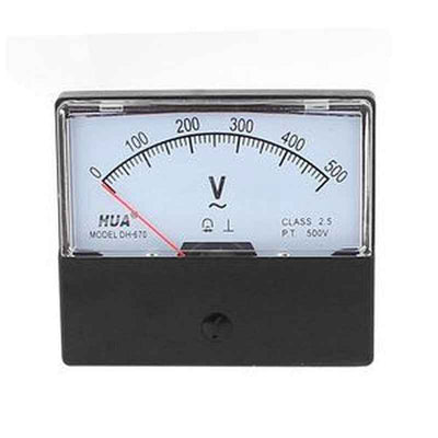 AC 0-500V Panel Meter Voltmeter Gauge DH-670