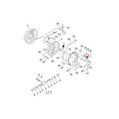 Adjuster Cable 3EA-30-11330 for Komatsu FD10-15, FD10C-17, FG14-15 buymachineryparts