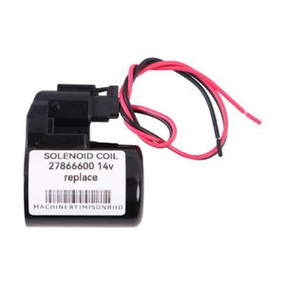 14V Solenoid Valve Coil 27866600 for Argo-Hytos Excavator Loader Crane Tractor
