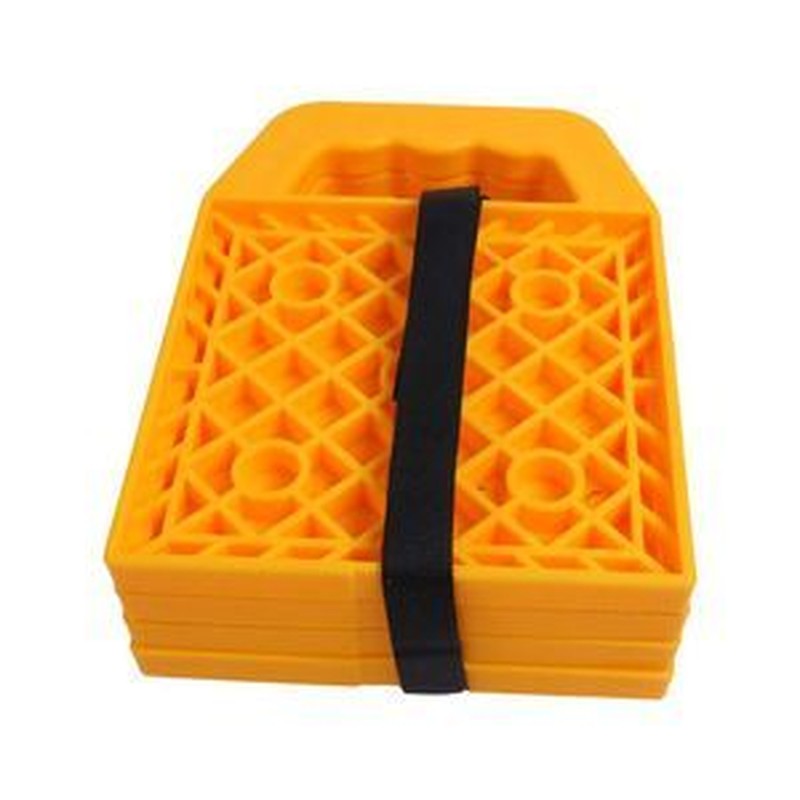 4pcs Yellow Stabilizing Jack Pad for RV Wheels - Camco 44595