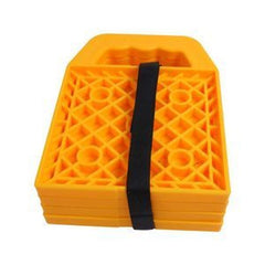 4pcs Yellow Stabilizing Jack Pad for RV Wheels - Camco 44595