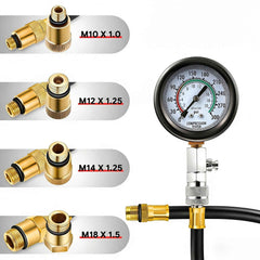 Aftermarket Cylinder Pressure Vacuum Gauge Kit for Car Truck Motorcycle Marine ATV UTV Snowmobile