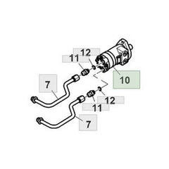 Aftermarket Hydraulic Motor 101-3988-009 for Excavator & Forklift