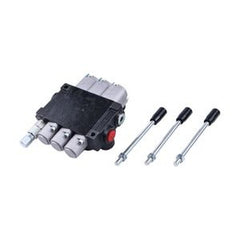 Válvula de control direccional hidráulica de 3 carretes de posventa para cargadora excavadora