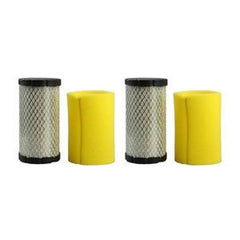 2pcs Air Filter for John Deere GY21055 & Briggs & Stratton 4241 Engines