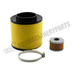 Kit de limpeza do elemento do filtro de ar com filtro de óleo, compatível com Honda Rancher 420 4x4 2x4 ES TRX420FM TRX420TM TRX420FE TRX420TE (2007-2013). Substitui a peça 17254-HP5-600.