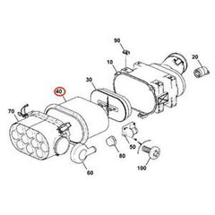 Air Filter 17422711 for Volvo Loaders MC110C-MC145C