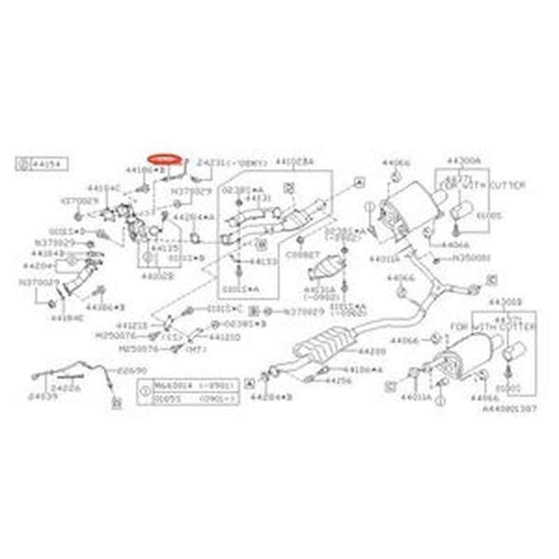 Air Fuel Ratio Sensor 12038AA020 for Subaru 2008-2014 Impreza
