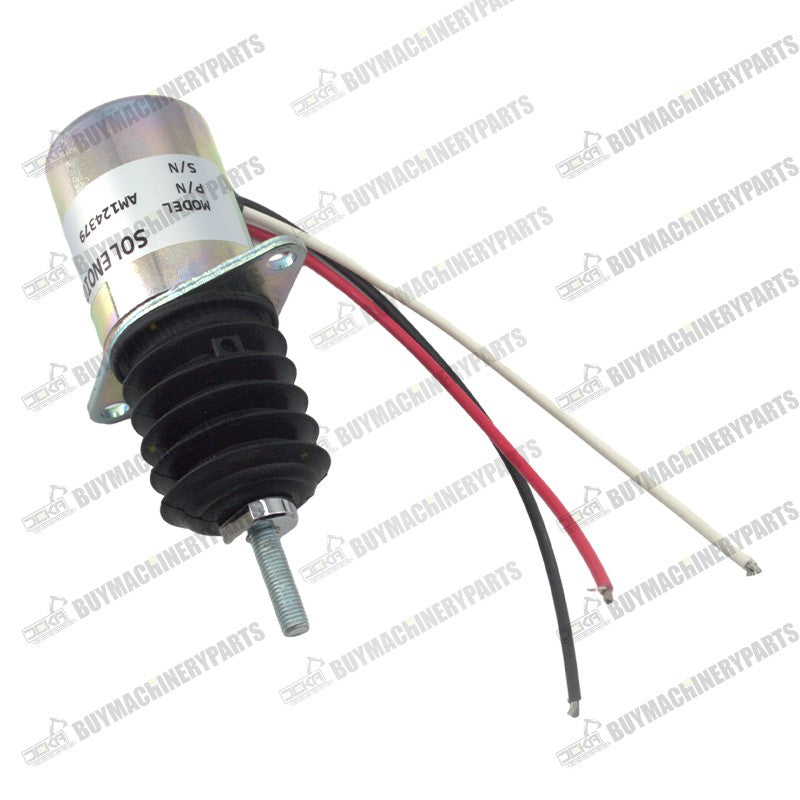 Fuel Shut Off Solenoid AM124379 for John Deere 415 455 F915 F925 F935 ...