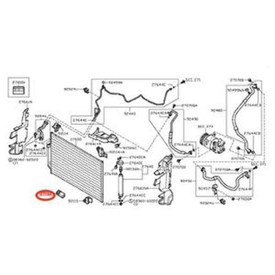 Ambient Air Temp Sensor 27722-3VA0A for Nissan Altima Rogue Sentra