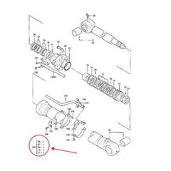 Arm Cylinder Seal Kit 9178284 9159327 for Hitachi EX220-2 EX230-5 ZX210H John Deere Excavator