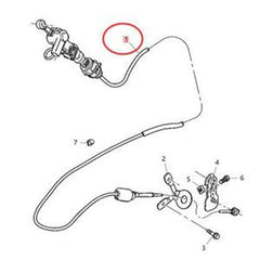 Cable de Palanca de Cambios de Transmisión Automática 52107847AM para Camionetas Dodge Ram 1500 2500 3500