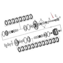 Axle Shaft 4644352062 for SDLG LG958L Wheel Loader ZF 4WG180/200