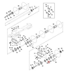 Rodamiento de bolas AKK22197 para John Deere 2620 2623 2630 2635 2730 512 650 660 680 MX225 MX425 2623VT 2660VT CH950 CH960 