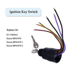 6-Wire 3-Position Ignition Switch 87-17009A2 for Mercury Outboard Control Box