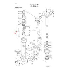 Boom Cylinder Seal Kit 4649049 fit HITACHI ZX330-3 ZX330-5G Excavators