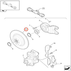 Brake Disc 47572233 for New Holland Loaders W80BTC W60BTC W70BTC
