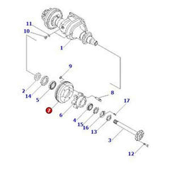 Brake Drum 3EB-21-52730 for Komatsu Forklift BX50 FD35A Series