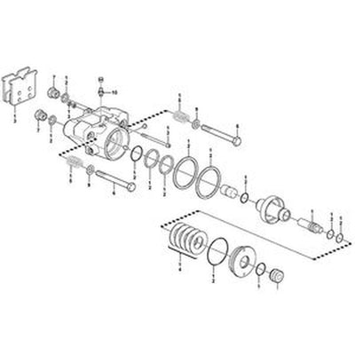 Brake Pad Kit VOE15088068 for Volvo Wheel Loaders