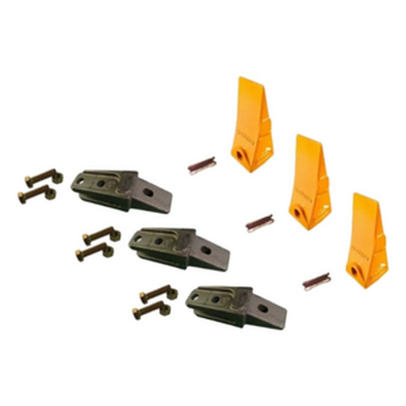 Heavy-Duty Bucket Teeth Kit for Bobcat Loaders B100 B250 B300 BL375
