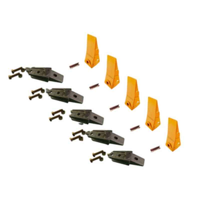 Heavy-Duty Bucket Teeth Kit for Bobcat Loaders B100 B250 B300 BL575