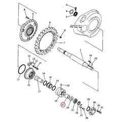 Bushing 154-27-12341 for Komatsu Dozer D85A-21 D85A-18 D80A-18 D85P-18 D85C-21 D85E-21 D95S-1 D95S-2