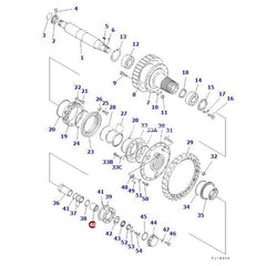Bushing 175-27-31441 for Komatsu Dozer D155C-1 D135A-2 D150A-1 D155A-2 D135A-1 D155S-1 D155W-1
