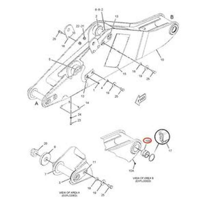 Bearing 7Y-3427 for Caterpillar CAT Excavator 320N 325 Buncher 522B TK711 2391 Skidder 527