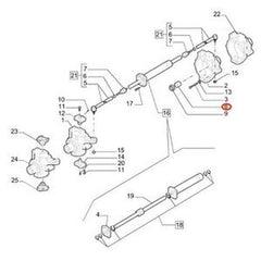 Bushing 85805988 for New Holland Loader B95B B110B LB90 B95BLR U80C Tractor